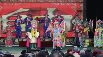 河南溫縣：送戲下鄉 文化惠民
