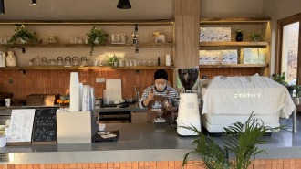 信陽市浉河區：觀瀑品飲處 小院迎客來