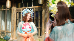 洋面孔擁抱中國風 花都園林盡顯生態之美