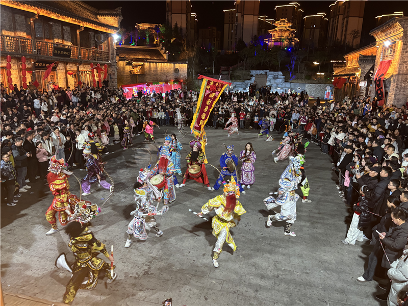 非遺鬧春年味濃 信陽商城文旅喜迎“開門紅”_fororder_圖片2