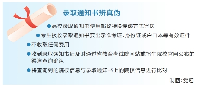 錄取通知書陸續派送 考生要當心這些套路