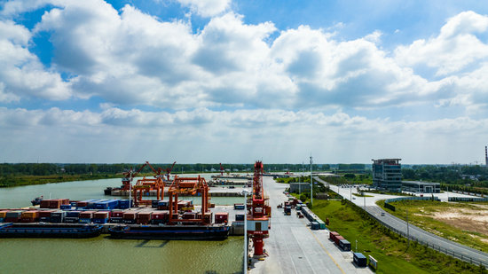 週口港攜手蕪湖港 共譜“北煤南運”新篇章_fororder_14b362f4965cf8f295638246936f26b968afbfbca677982627