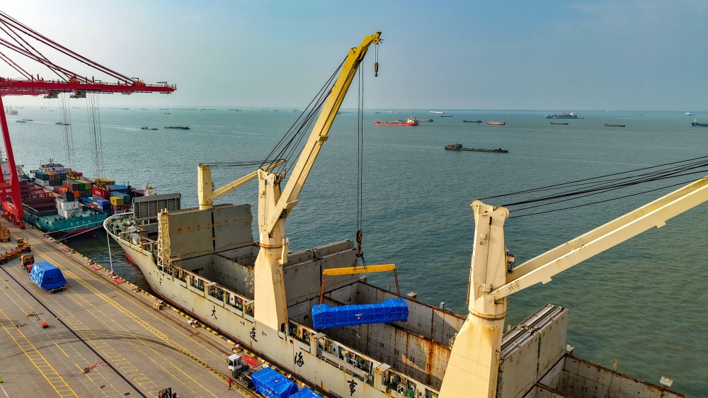 中國出口海外最大直徑盾構機歷時三個多月拆機發運集港 大國重器坐上輪船去悉尼