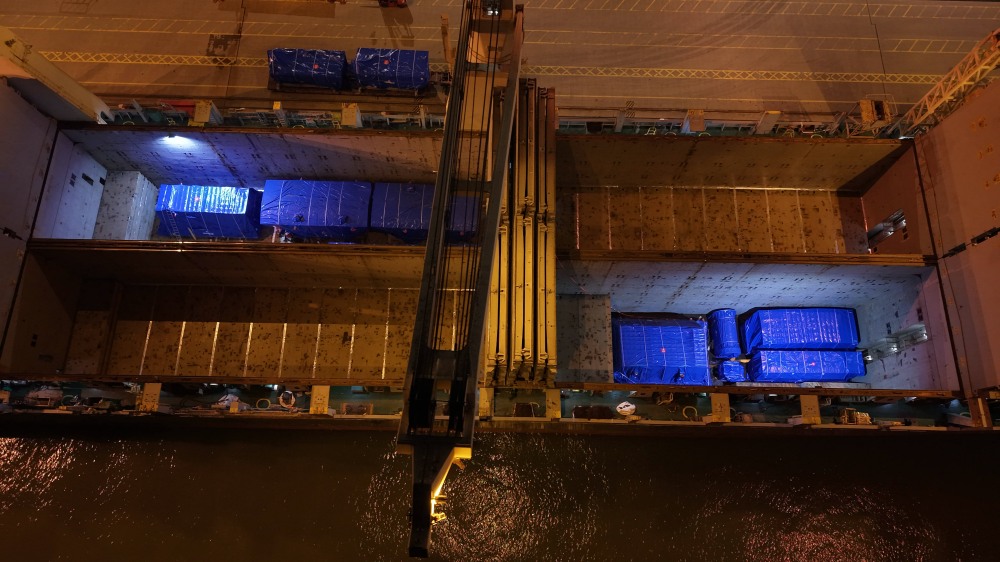 中國出口海外最大直徑盾構機歷時三個多月拆機發運集港 大國重器坐上輪船去悉尼