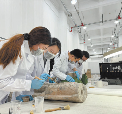 石刻瑰寶 河南洛陽龍門石窟推動文化遺産保護利用_fororder_4