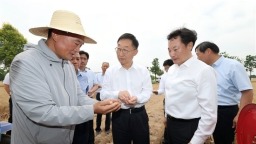 河南省委書記劉寧到週口商水縣督導調研並主持召開全省“三夏”工作視頻調度會