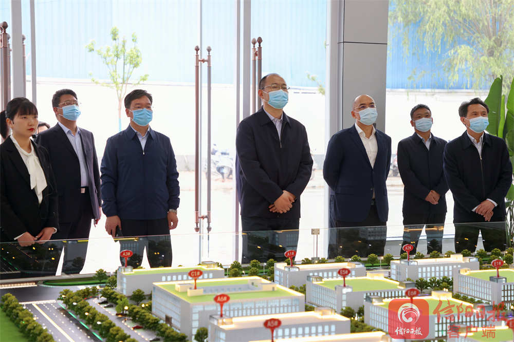 【客戶端轉發】信陽市委蔡松濤到羅山縣調研