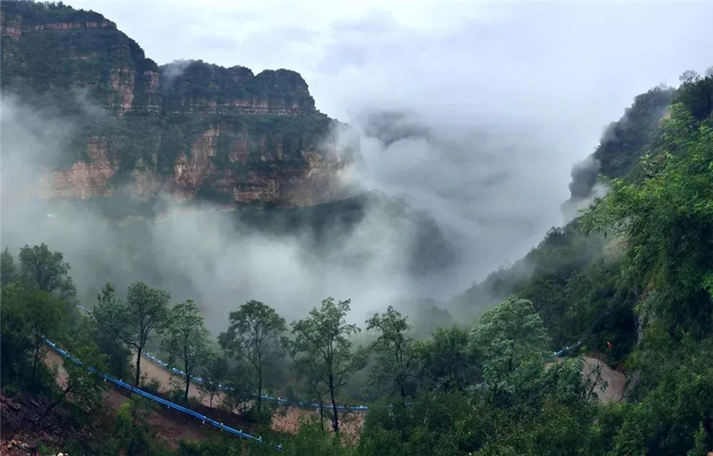 安陽林州：雨後太行大峽谷_fororder_640 (6)
