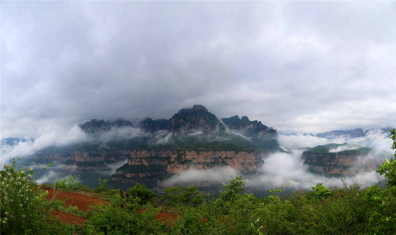 安陽林州：雨後太行大峽谷_fororder_640