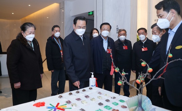河南省政協黨組書記孔昌生看望委員並檢查服務保障工作