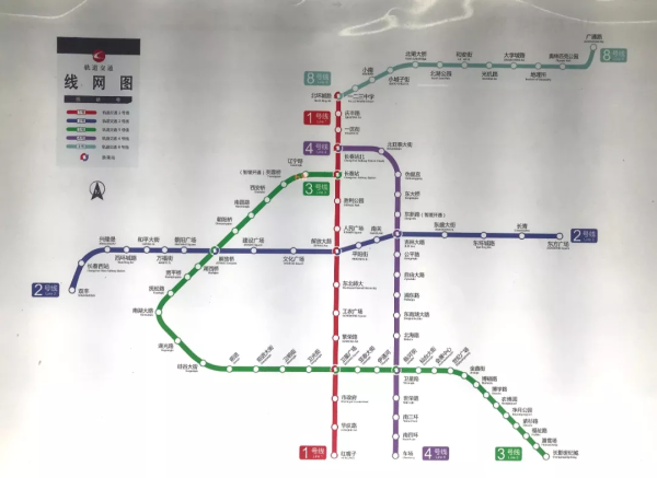 30日8時08分長春軌道交通8號線正式開通