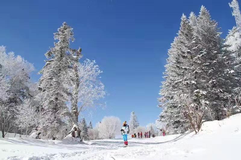 吉林安圖老嶺雪鄉起歡聲