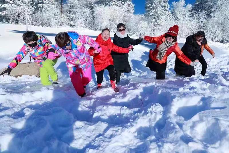 吉林安圖老嶺雪鄉起歡聲