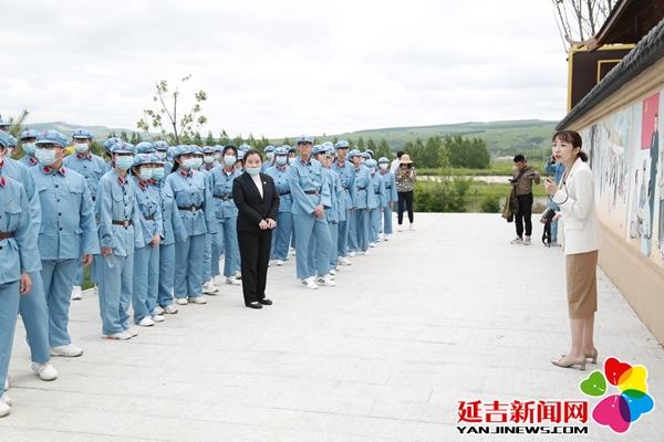 延吉市一批新團員在太興紅色小鎮舉行入團儀式