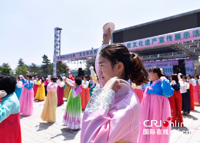 06【吉林】【原創】【CRI看吉林（標題）】延邊朝鮮族自治州琿春市舉辦非物質文化遺産宣傳展示活動