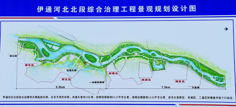 王凱巡察伊通河飲馬河流域治理工作