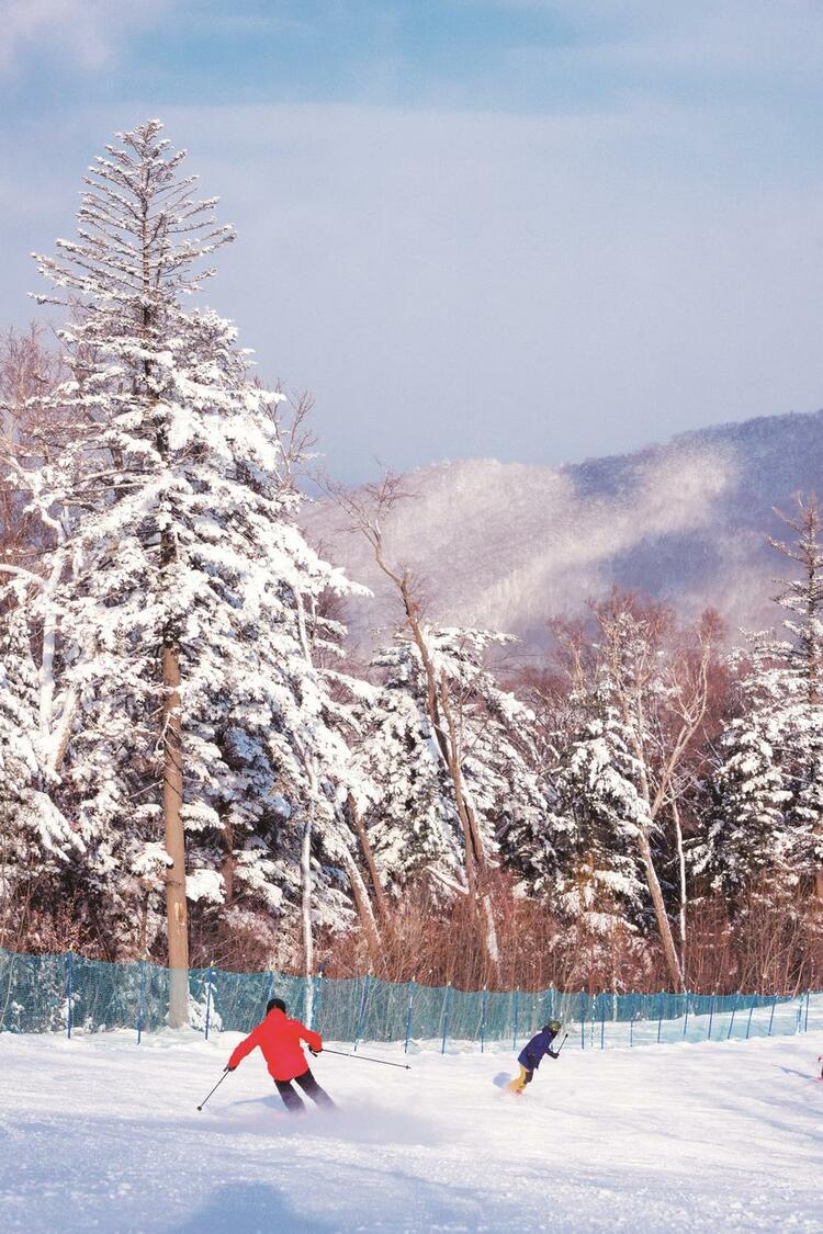 共享長白山之冬_fororder_雪上競逐。