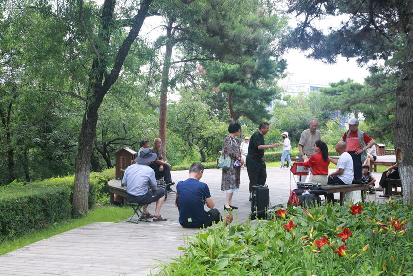 圖説延吉｜人民公園花團錦簇 每天萬名遊客進園打卡