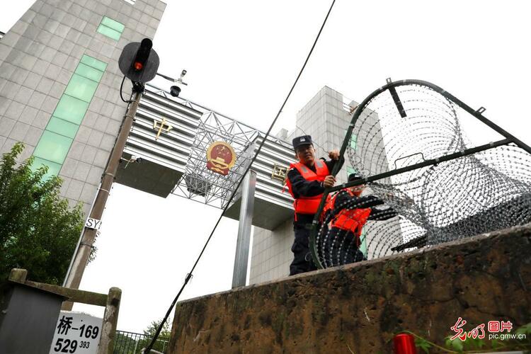 颱風“卡努”來襲 吉林圖們口岸嚴陣以待