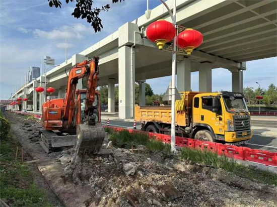 長春凈月高新區：完善宜居城市交通體系道路改造提升項目加速推進_fororder_吉林凈月5_副本