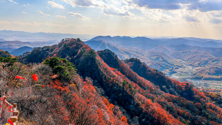 來雞冠山國家森林公園，感受十里紅楓嶺