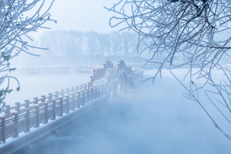 賞凇踏雪 樺甸霧凇美不勝收