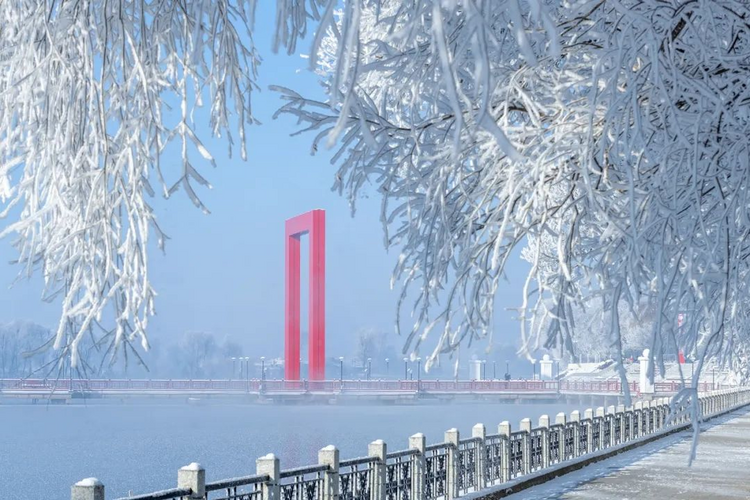 賞凇踏雪 樺甸霧凇美不勝收