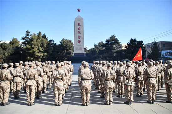 長春市農安縣人武部組織預定新兵上好政治思想教育“第一課”_fororder_吉林人武部1