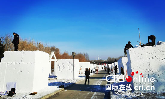 05【吉林】【原創】“冰雪緣•雕塑情”第五屆中國長春大學生雪雕大賽舉行