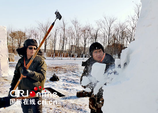 05【吉林】【原創】“冰雪緣•雕塑情”第五屆中國長春大學生雪雕大賽舉行