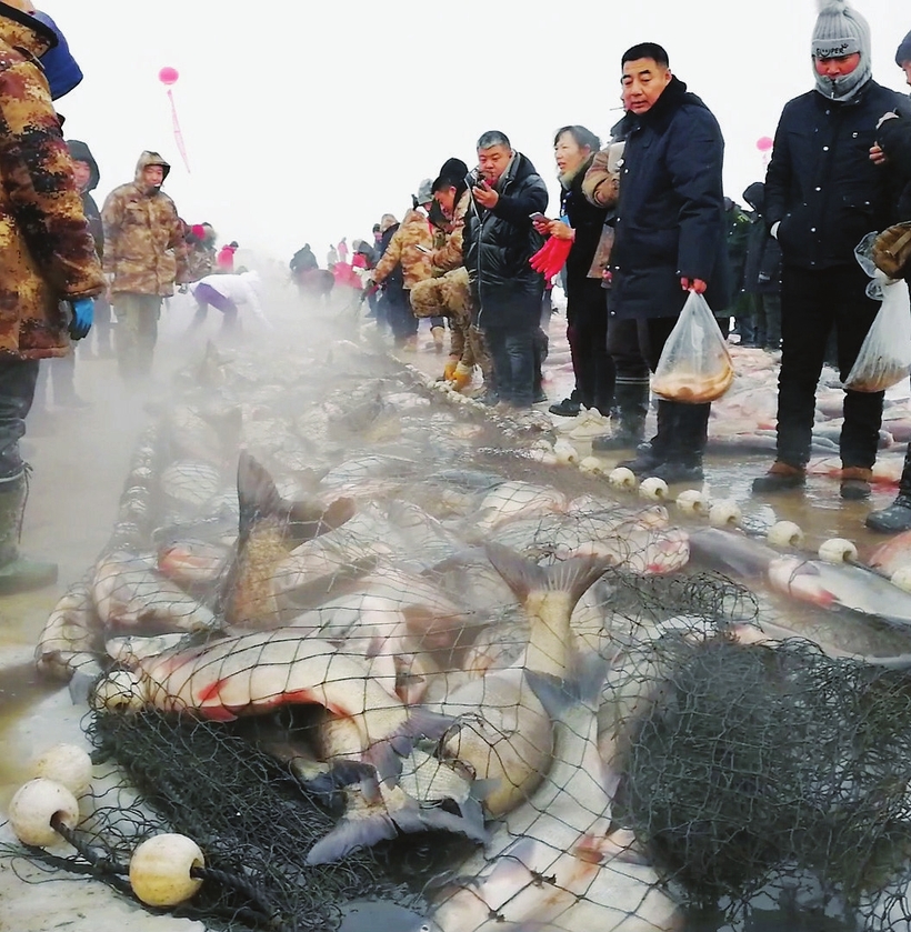 展漁獵文化 興冰雪經濟——鎮賚哈爾淖冬捕掠影