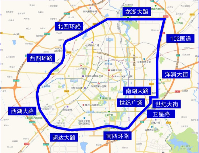 10月5日起長春城市四環路以內（含四環路）機動車禁止鳴笛