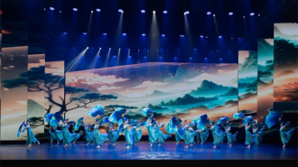 延吉《山河入畫來》節目表演驚艷亮相全國中小學生書畫比賽頒獎會