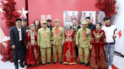 梅河新區退役軍人事務局為抗美援朝老兵舉行“雷鋒城裏頌英雄”活動