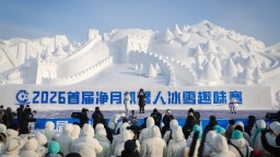 科技與冰雪“雙向奔赴” 首屆凈月機器人冰雪趣味賽在凈月潭開賽