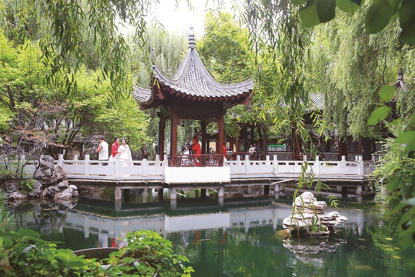 長春錦程公園風光秀美
