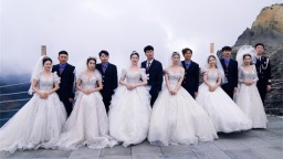 高鐵載喜，天池為證！延吉車務段第四屆職工集體婚禮繪就邊疆浪漫