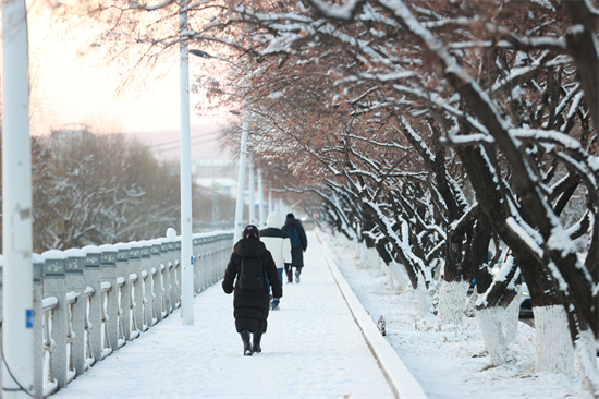 有一種生活叫延吉｜雪落公園景如畫 延吉冬日韻悠長_fororder_吉林有一種生活叫延吉2