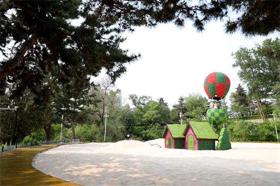 延吉人民公園新添沙灘樂園 兒童節免費開放盡享歡樂_fororder_圖片1