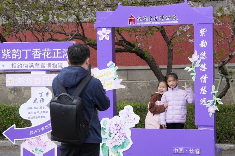 吉林長春：丁香綻放，遊客如織_fororder_人民圖4