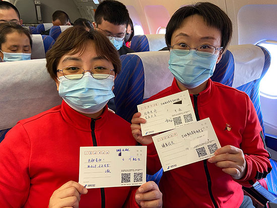 09【急稿】【吉林原創】吉林省高禮遇迎接援鄂醫療隊第二批白衣天使凱旋