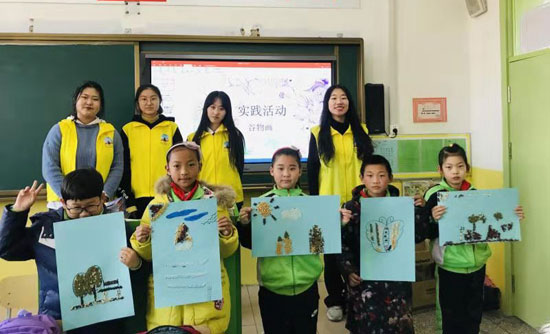 07【吉林】【供稿】吉林外國語大學志願者走進小學校園開展環保教育活動