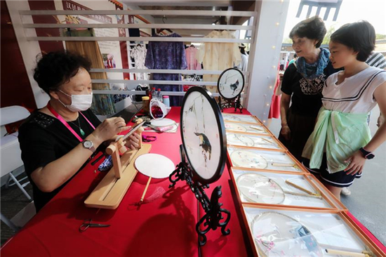 （A 文旅列表 三吳大地淮安 移動版）運河傳情匠心築夢 大運河文化帶城市非遺展在淮安正式啟動