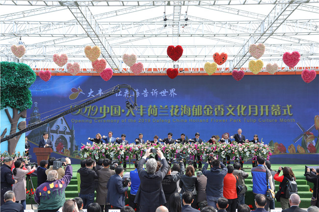 （原創 旅遊列表 三吳大地鹽城 移動版）荷蘭花海鬱金香文化月：花車巡遊演繹荷蘭風情