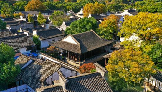 無錫惠山古鎮景區力邀遊客感受秋景