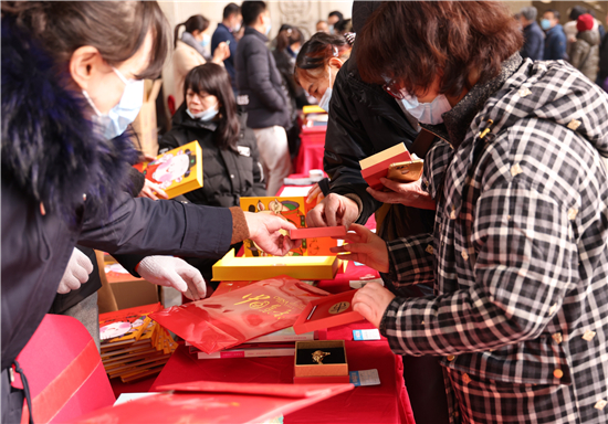 （B 文旅 三吳大地南京）南京郵政在牛首山舉行《辛醜年》特種郵票首發儀式