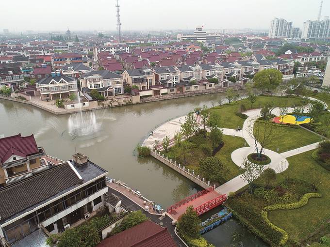 蘇州市震澤綠色河道：群眾休憩健身的濱水樂園