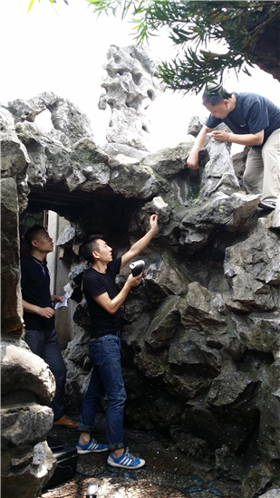 “世界文化遺産蘇州獅子林假山檢測監測項目”研究成果豐碩_fororder_圖片9