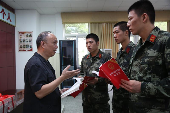 （B 平安江蘇圖文 三吳大地常州 移動版）常州各地深入推進《中華人民共和國民法典》宣講進軍營