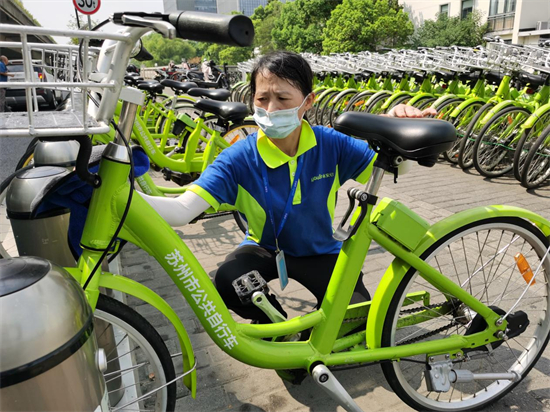 永安行蘇州戰高溫 保障市民綠色出行_fororder_圖片10